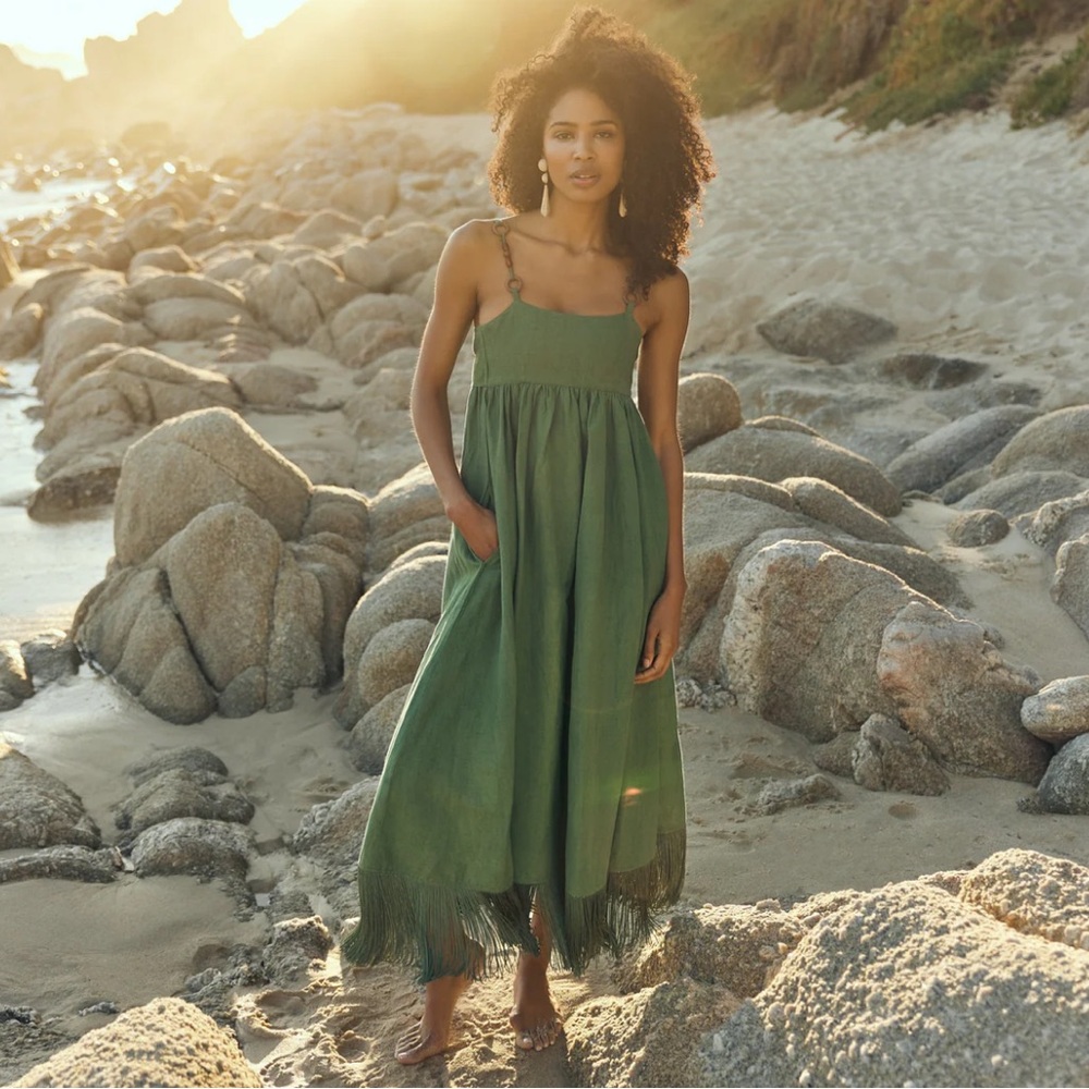 Green Eddy Gavin dress 🤍